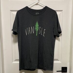 WESTCOASTEES | ‘Van🌲Sle ‘| Charcoal Gray | Graphic Tee | Adult | Unisex | Size L